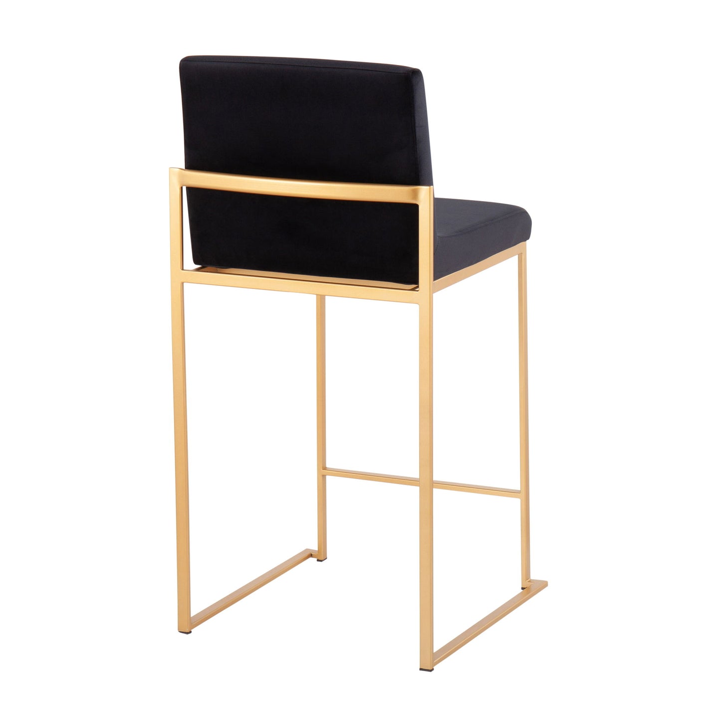 Fuji - Contemporary High Back Stylish Counter Stool Lumi Source