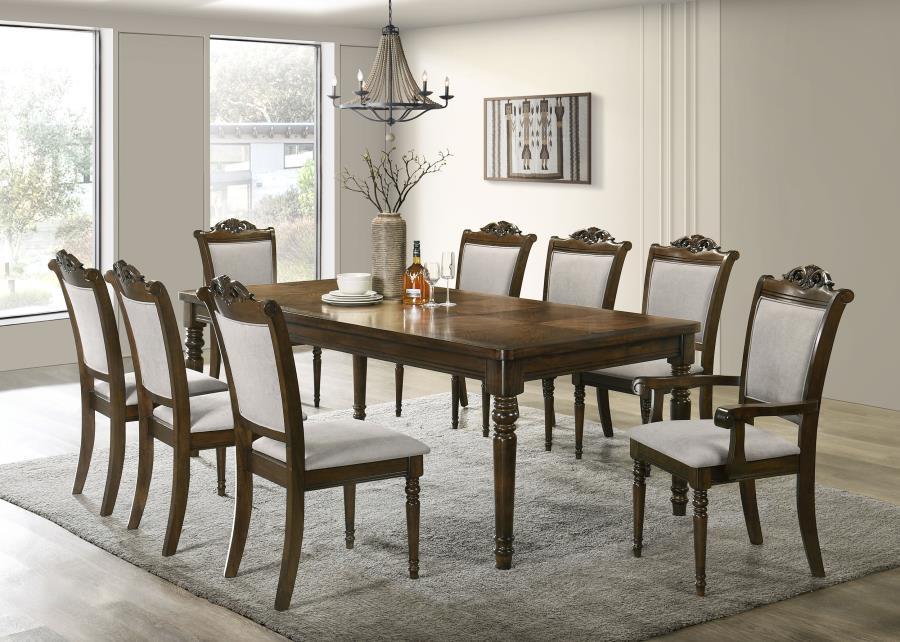 Willowbrook - 9 Piece Rectangular Dining Table Set - Chestnut