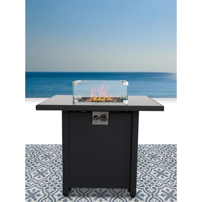 Cozy Design Powder Coated Fire Pit With Lid LSI Patio Furniture