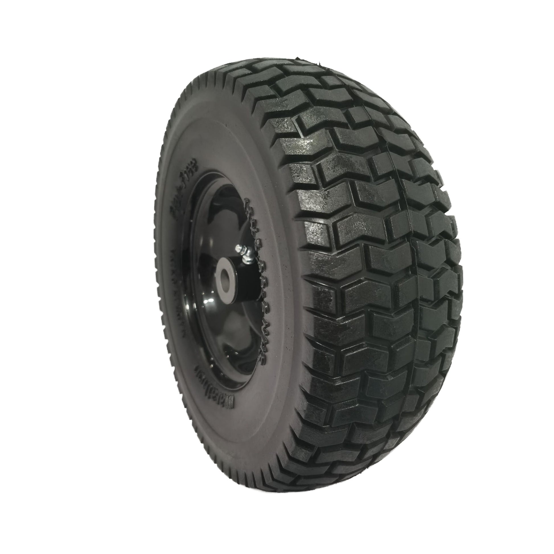 Flat Free Tire And Wheel Assemblies For Riding Lawn Mowers With 3" Hub - Black Daily Nest