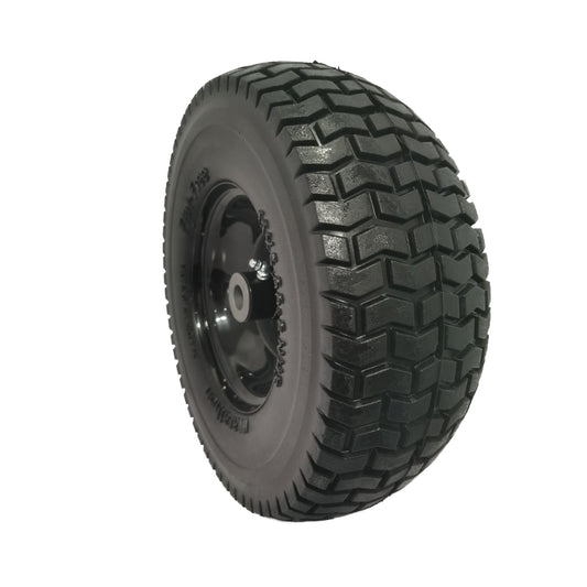 Flat Free Tire And Wheel Assemblies For Riding Lawn Mowers With 3" Hub - Black Daily Nest