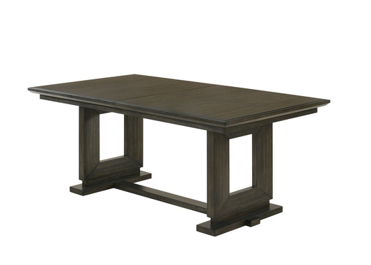 Herbert - Dining Table (1 x 18" Leaf) - Espresso Crown Mark