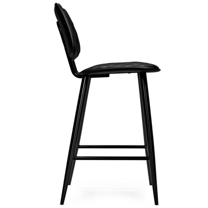 Raya - Upholstered Counter Height Stool (Set of 2) Simpli-Home