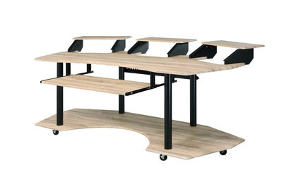 Eleazar - Music Recording Studio Desk - Wood Acme