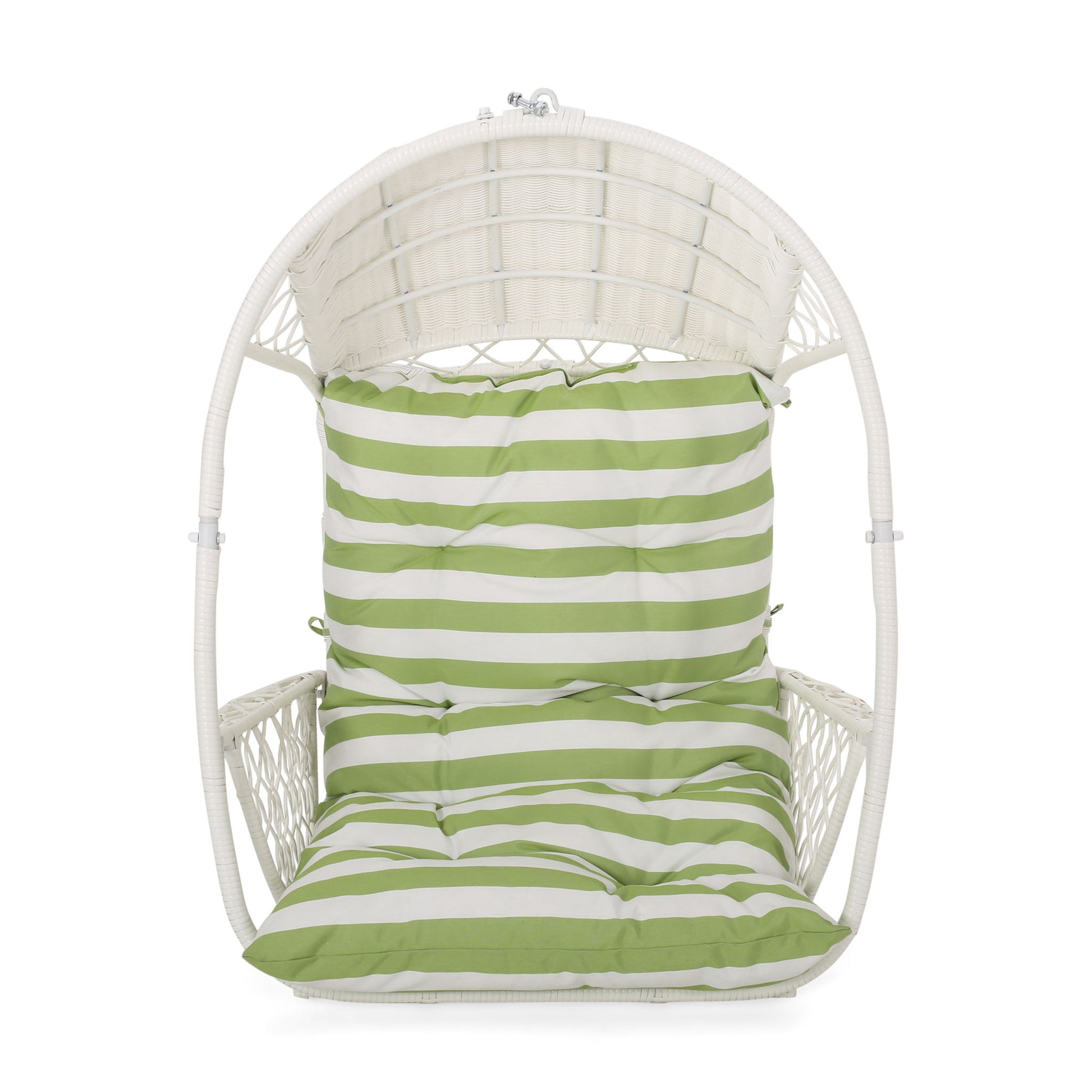 Malia - Wicker Hanging Chair With Cushion Noble House