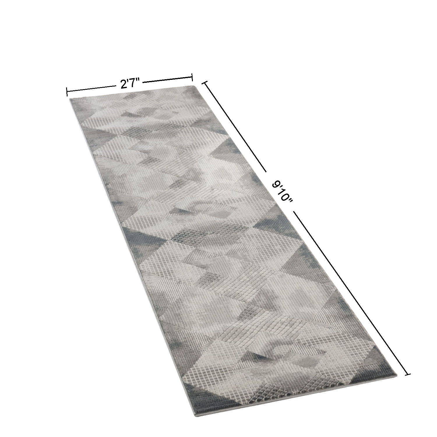 Geometrix - Area Rug With Geometric Effect Icona Home Decor