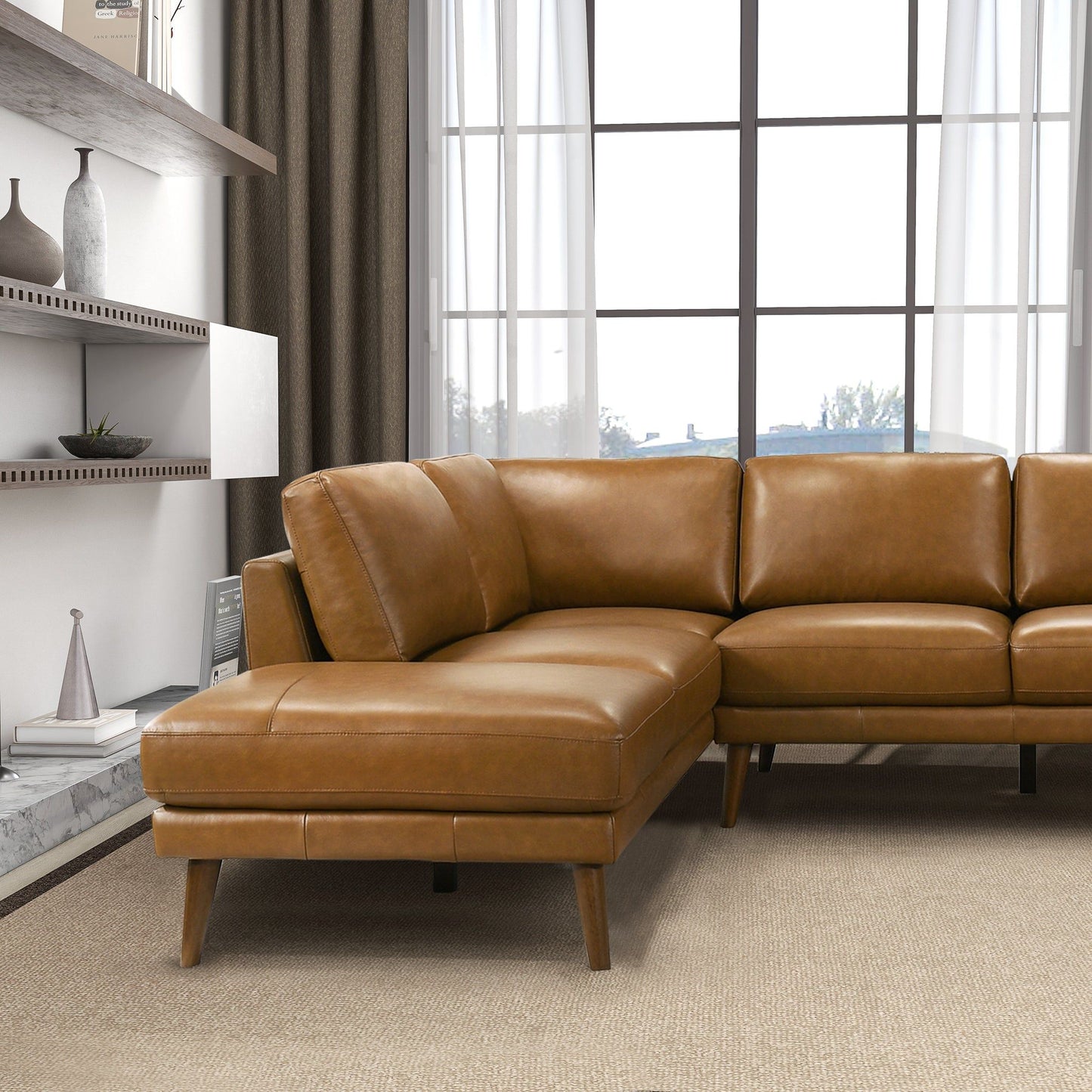 Benson - Sectional Sofa With Chaise Ashcroft Furniture