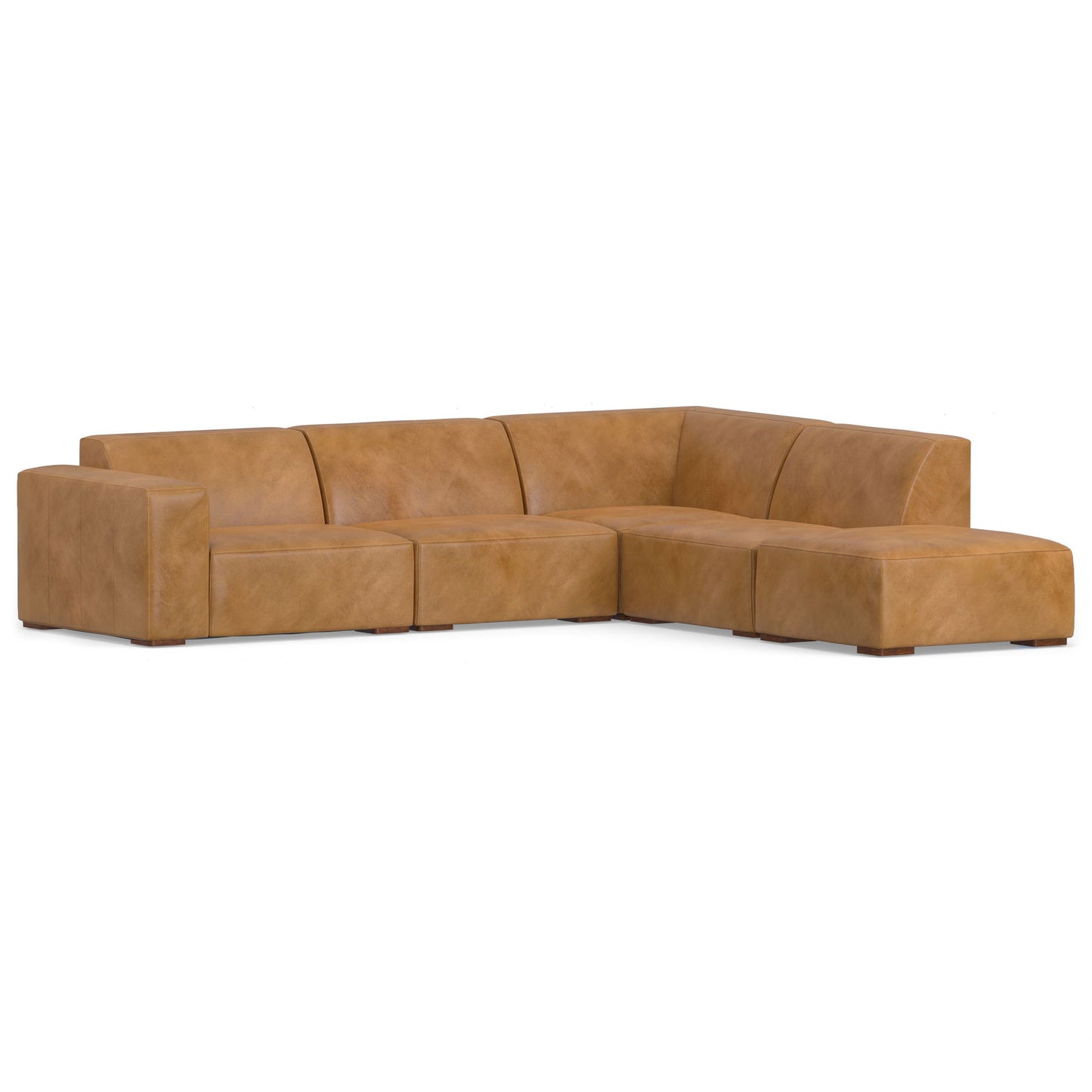 Rex - Handcrafted Sectional Sofa And Ottoman Simpli-Home