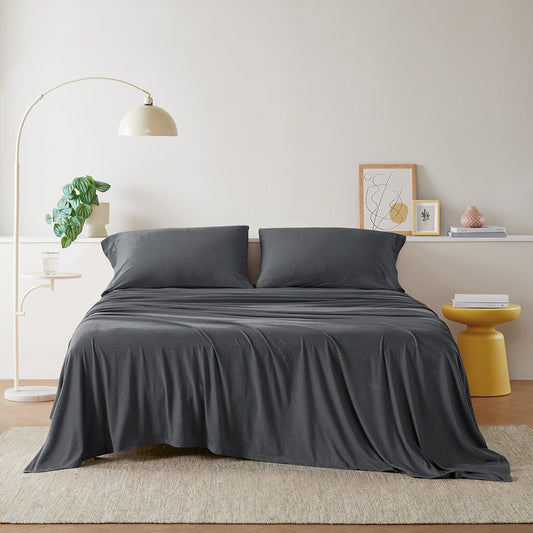 Twin All Season Sheet Set - Dark Gray Intelligent Design