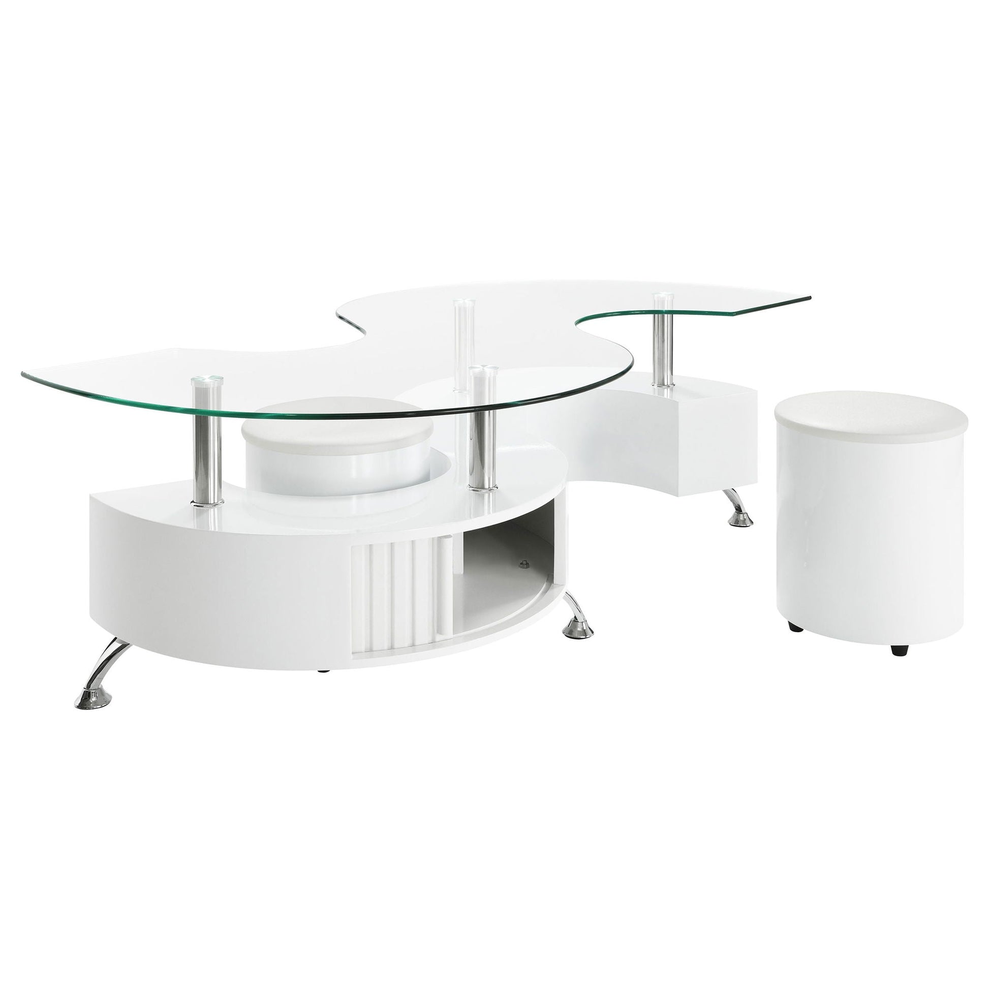 Marley - 3 Piece Coffee Table And Stools Set Furniture Max