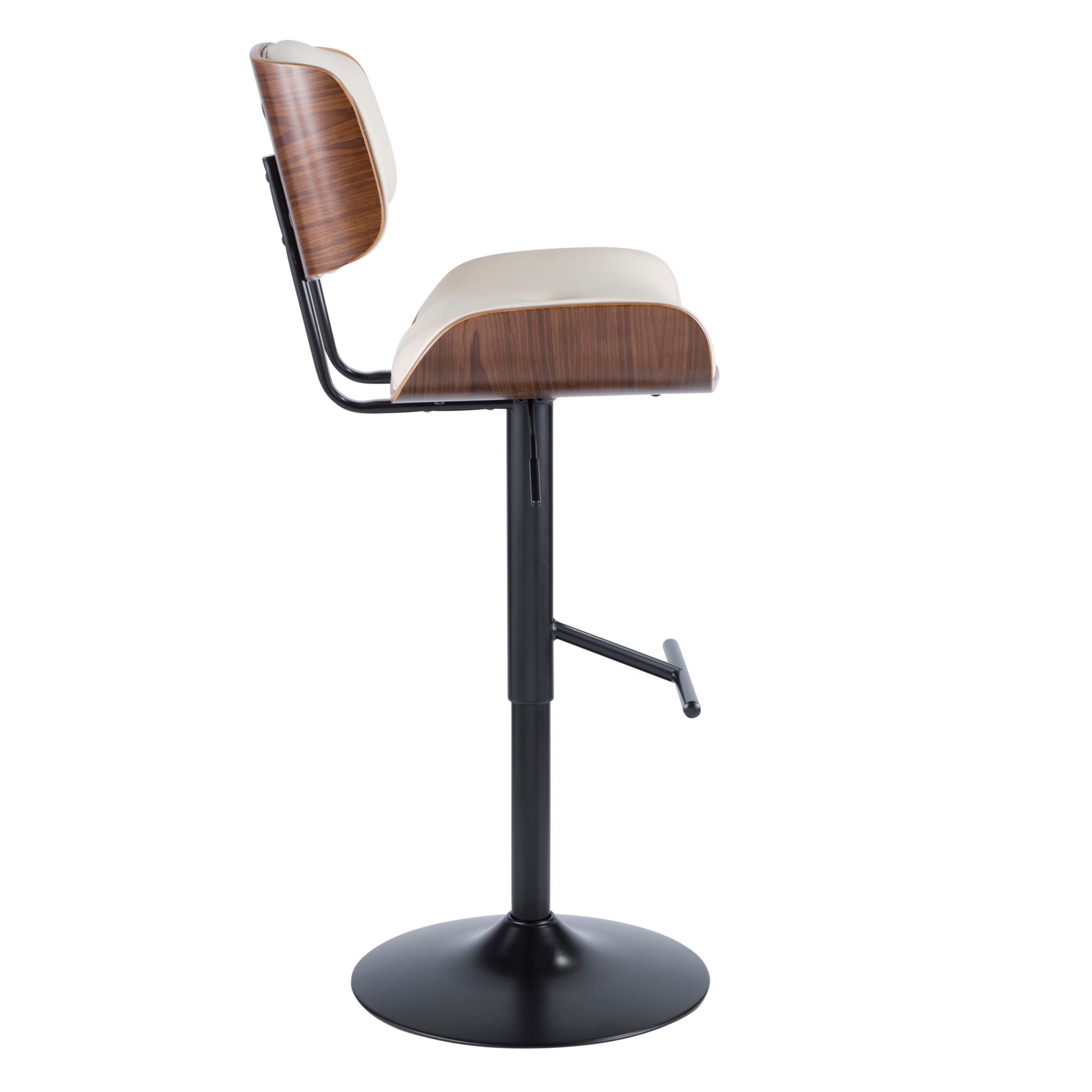 Lombardi - Mid Century Modern Adjustable Barstool Lumi Source