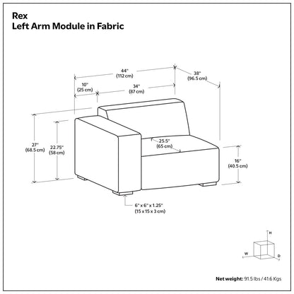 Rex - Sofa Module Simpli-Home
