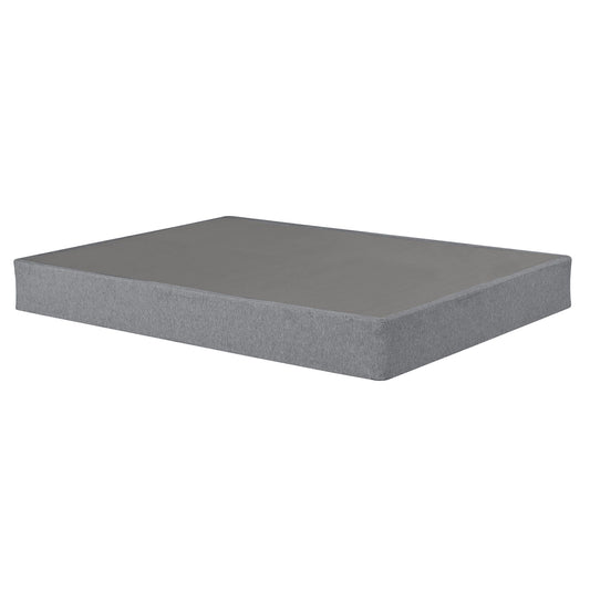 Foldable 9" Twin Size Metal Mattress Box Spring Foundation Bedroom Furniture Bed Base - Gray Home Essentials