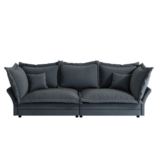 Modern Comfy Upholstered Sofa Cloud Couch, Deep Seat Couches With Multiple Large Soft Pillows Home Essentials