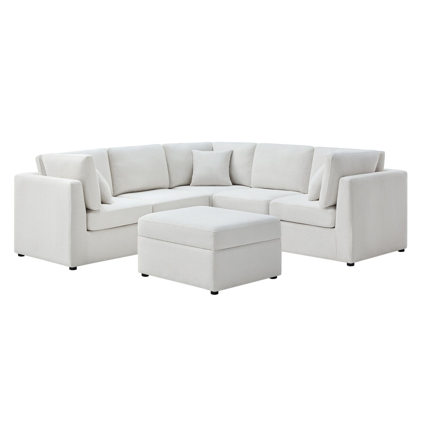 Chauncy - Sectional With Storage Ottoman Ridgecrest Home