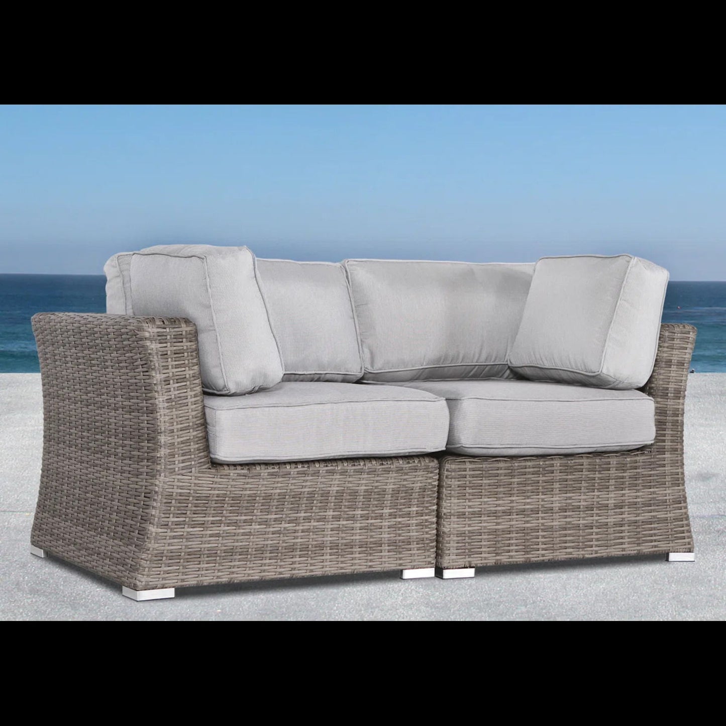 Loveseat With Cushions LSI Patio Furniture