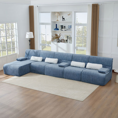 Oversized Sectional Sofa, Living Room Seating With Modular Design Hearth and Haven
