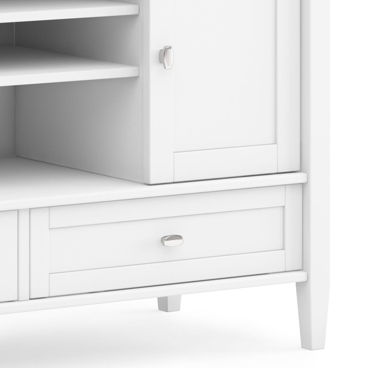Warm Shaker - Transitional Style TV Media Stand Simpli-Home