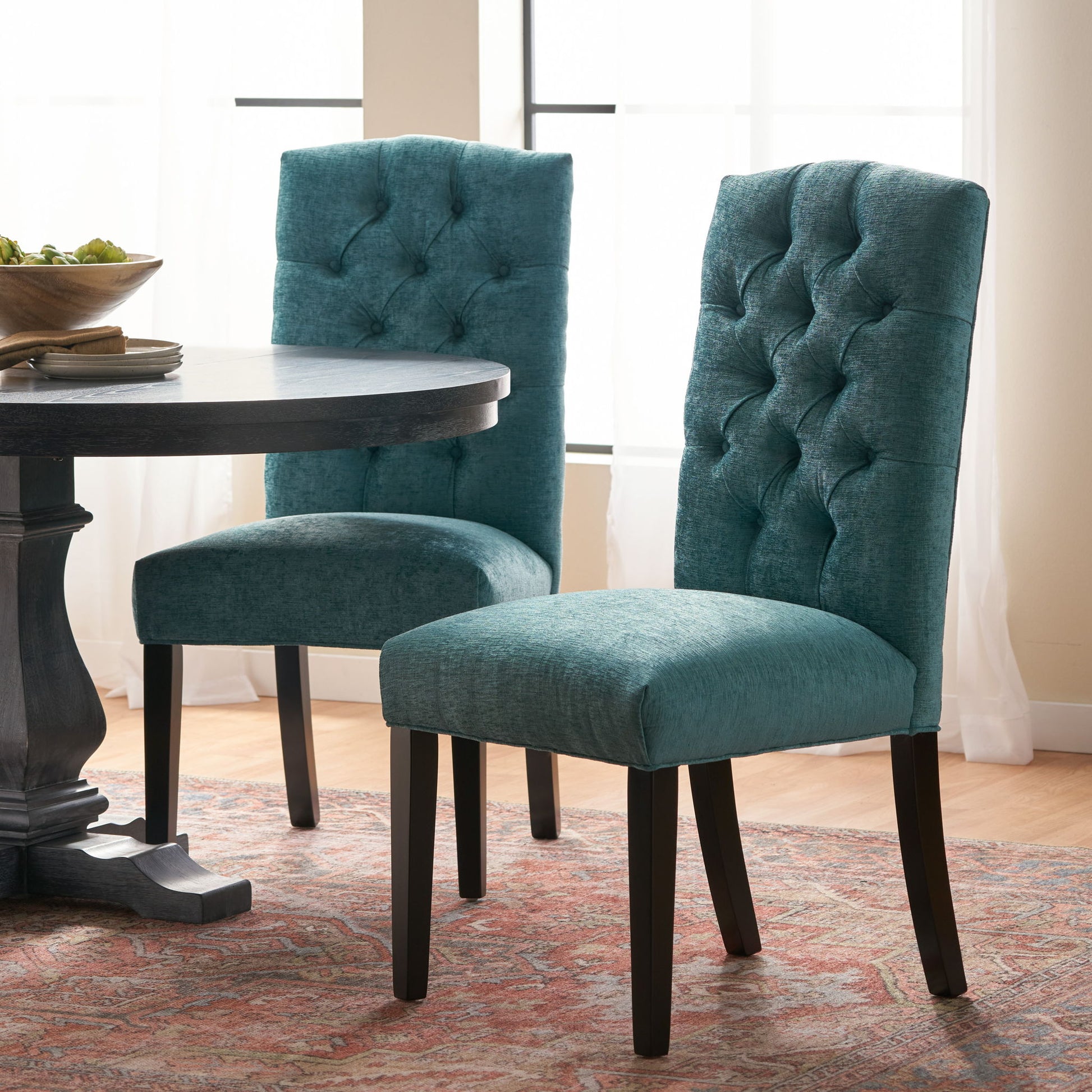 Harriet - Tufted Dining Chairs (Set of 2) Noble House