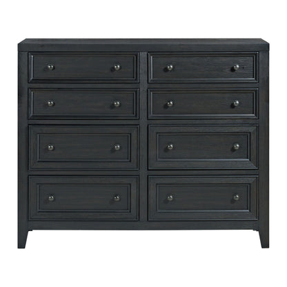 8 Drawer Dresser With Framed Fronts And Smooth Metal Glides Home Essentials