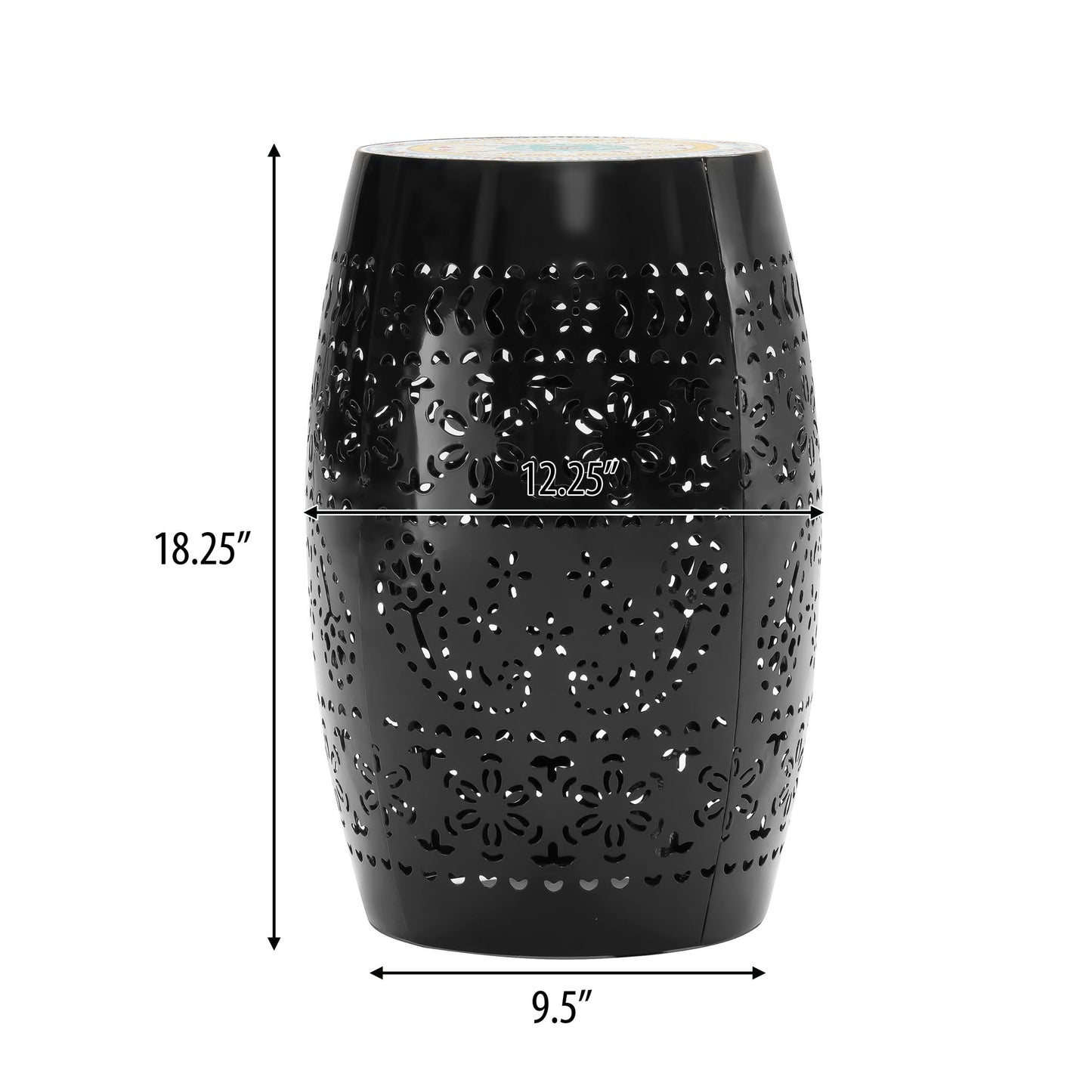 Lilac - Mosaic Side Table Noble House