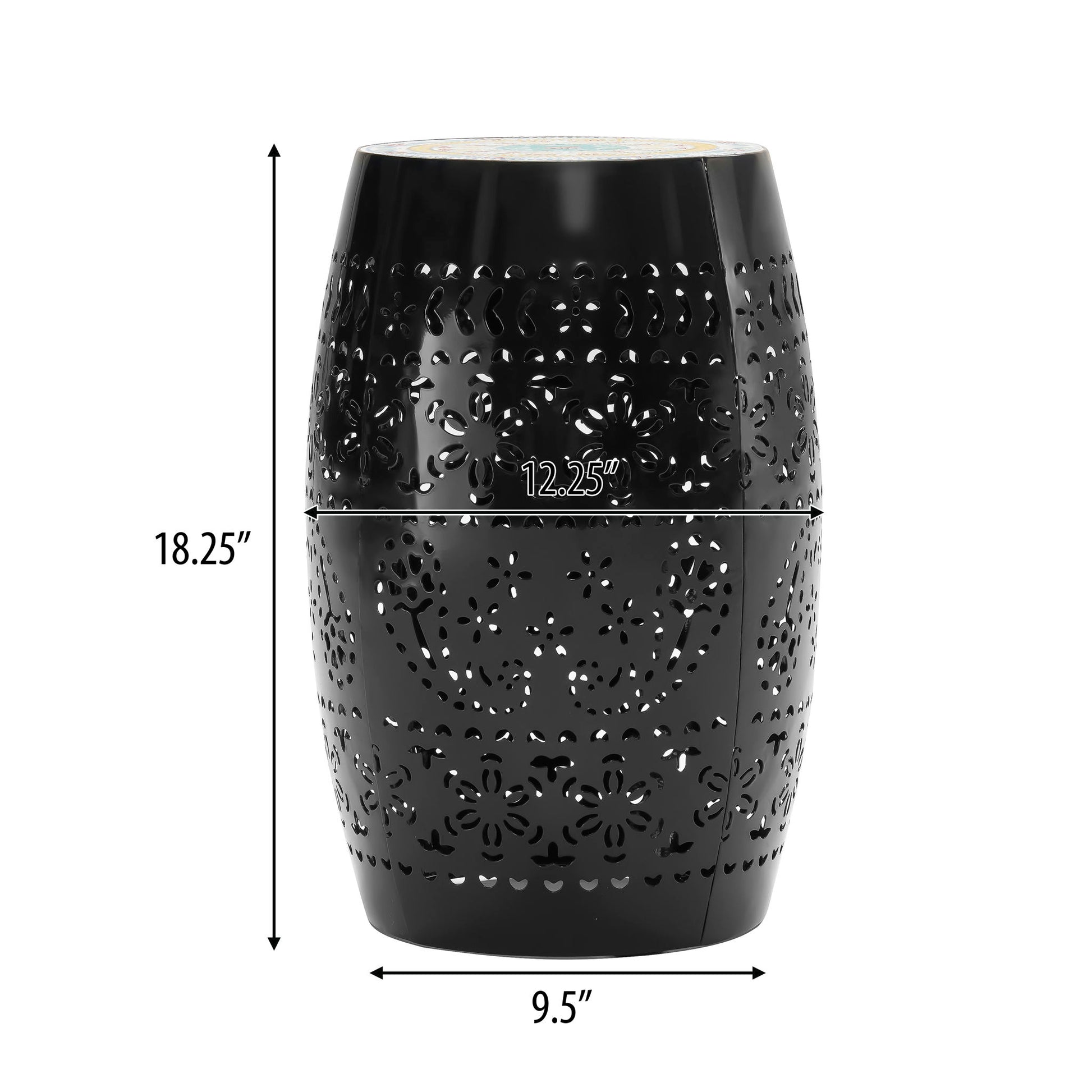 Lilac - Mosaic Side Table Noble House