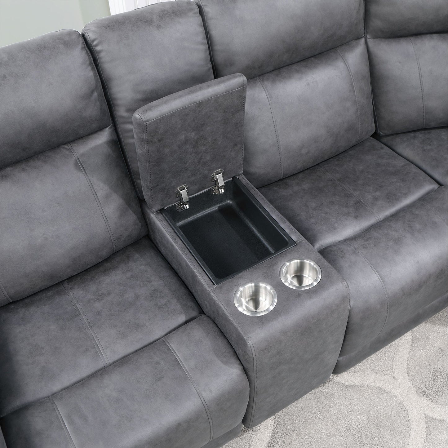 Eco - Sectional - Greige Global Furniture USA