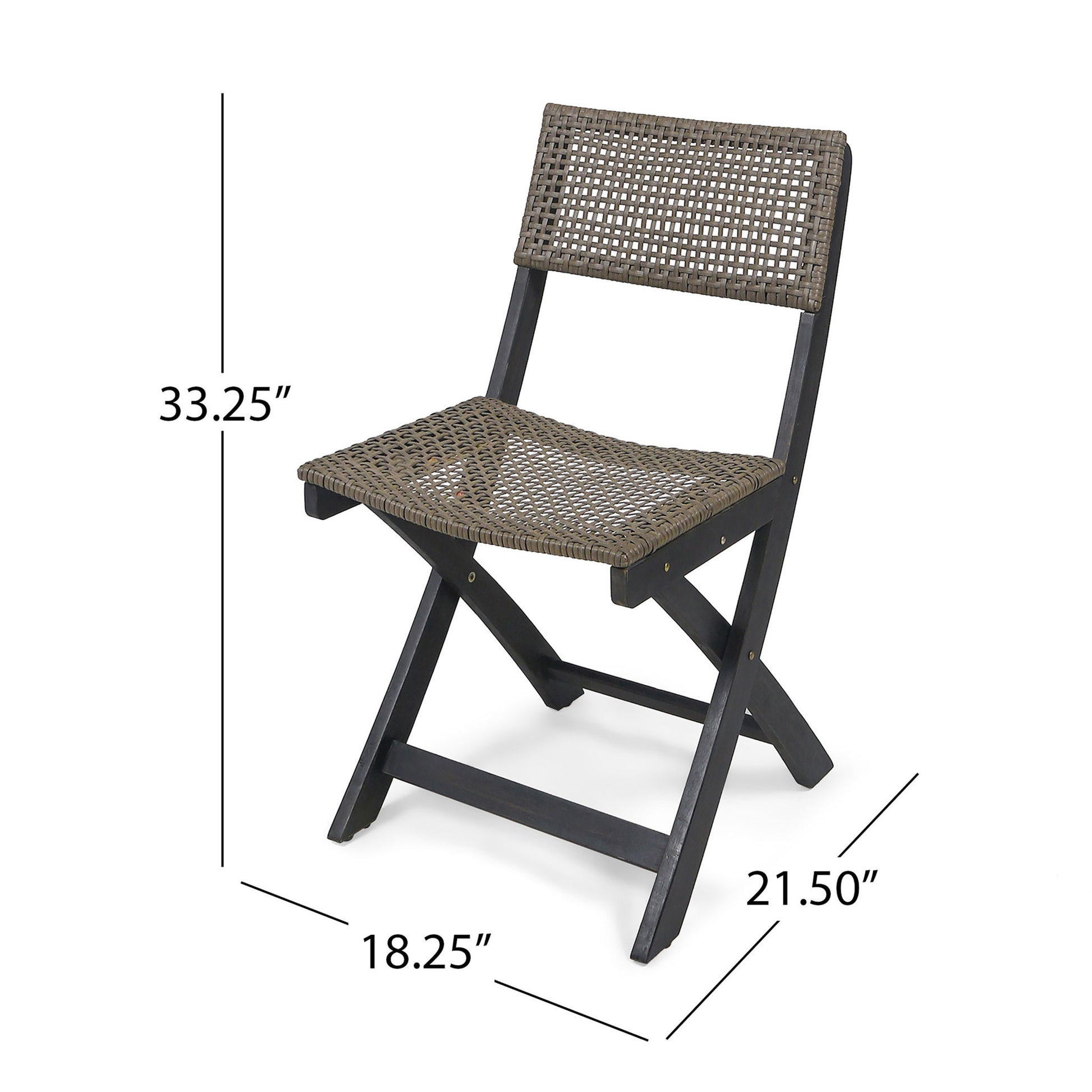 Evergreen - Outdoor Dining Set With Dining Table And 2 Chair Noble House