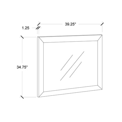 Lucille - Mirror Large Scale Design Global Furniture USA