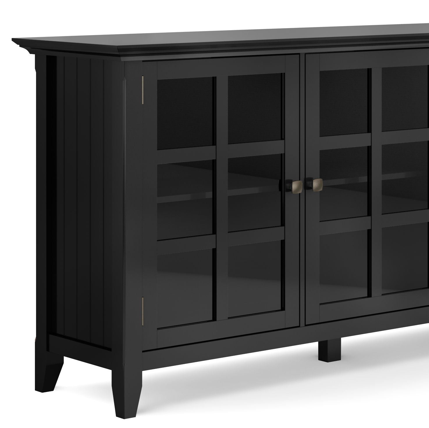 Acadian - Wide Storage Cabinet Handcrafted Simpli-Home