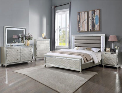 Cristian - Upholstered Bed Crown Mark