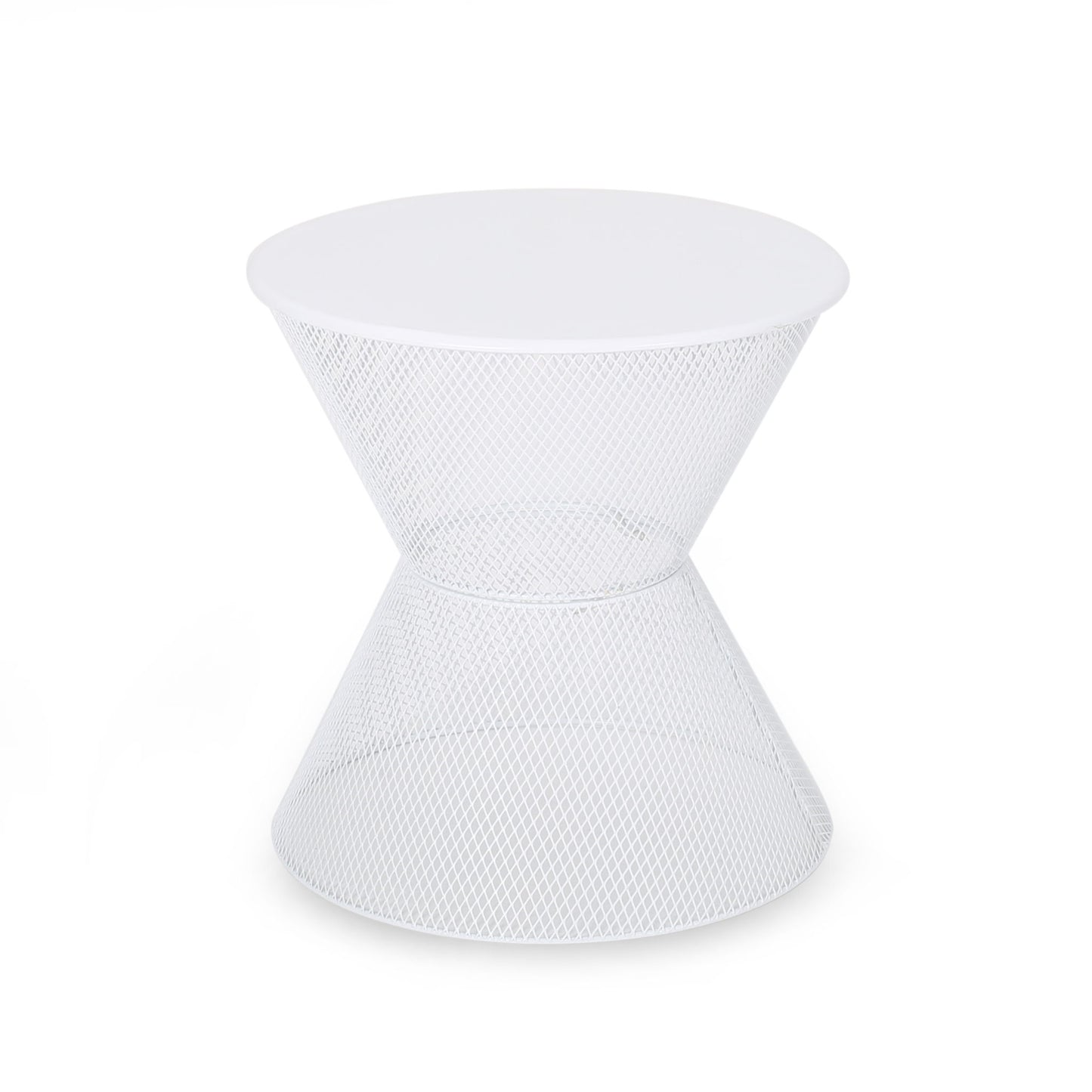 Nevada - Contemporary Side Table With Mesh Design Noble House