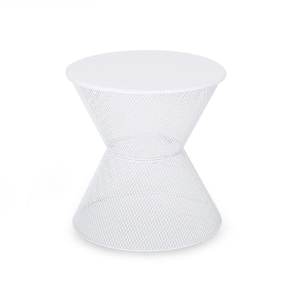 Nevada - Contemporary Side Table With Mesh Design Noble House