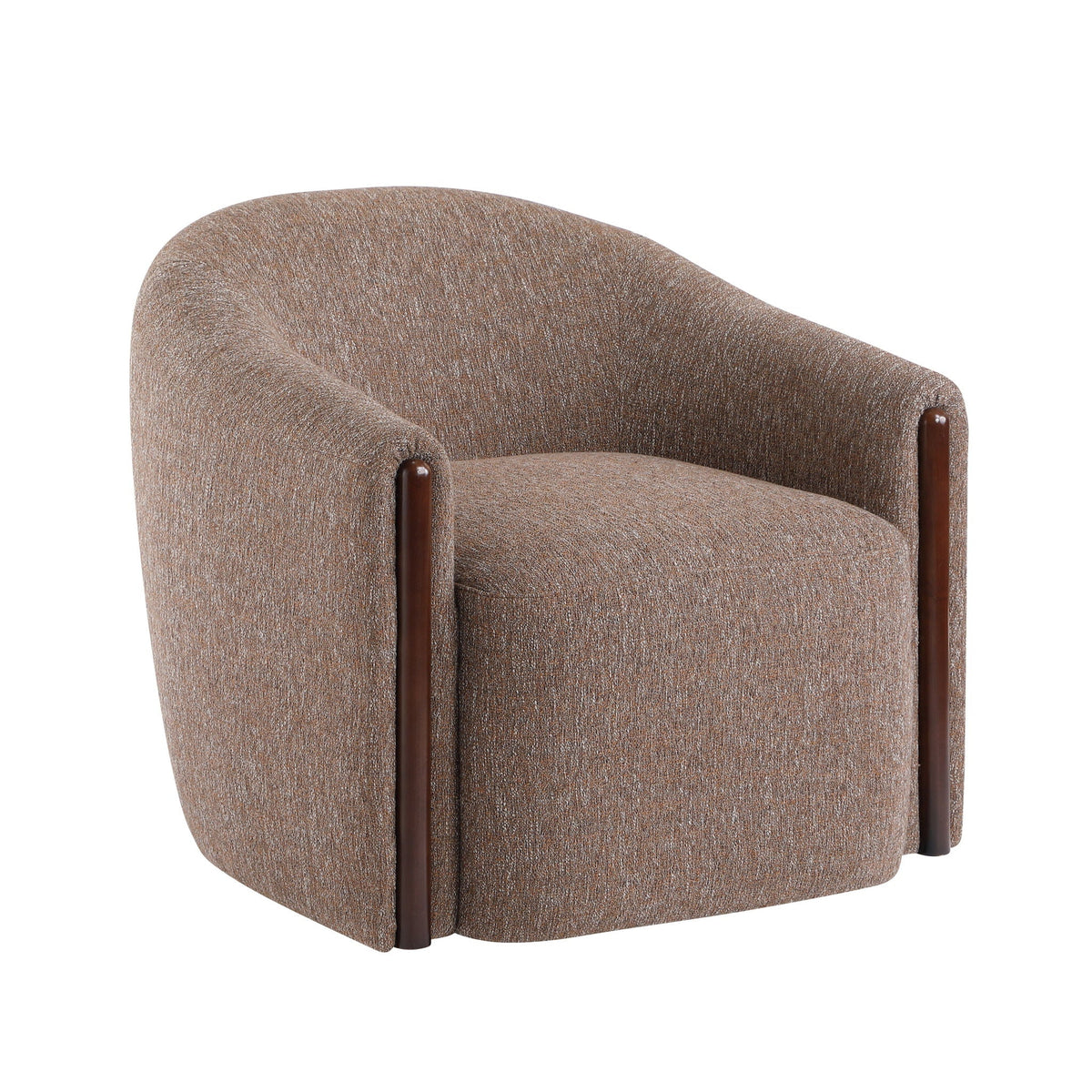 Ballona - Accent Chair With Swivel - Brown Acme