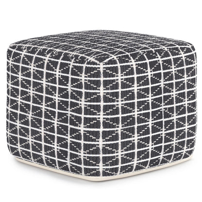 Noreen - Upholstered Square Pouf Simpli-Home