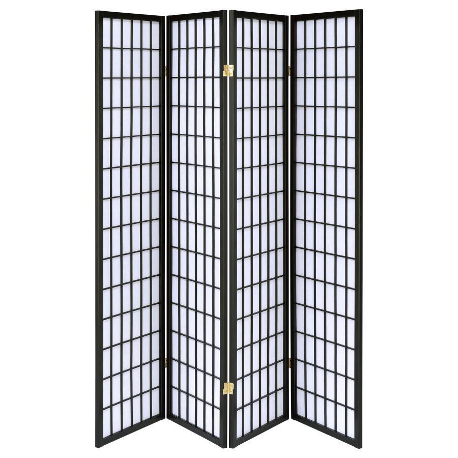 Roberto - 4-Panel Room Divider Folding Shoji Screen CoasterEveryday