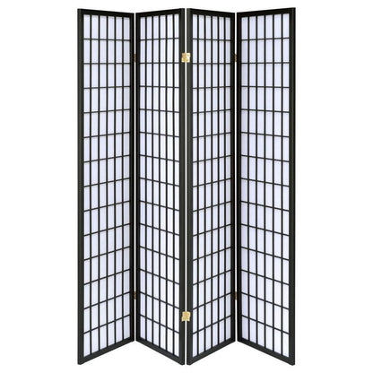 Roberto - 4-Panel Room Divider Folding Shoji Screen CoasterEveryday