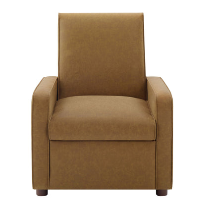 Manual Recliner Chair, 2 Position With 160° Adjustable Backrest For Living Room Noble House