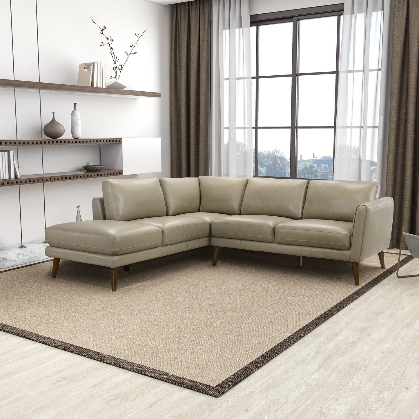 Benson - Sectional Sofa With Chaise Ashcroft Furniture