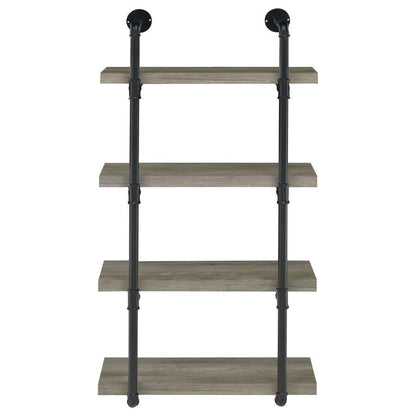 Elmcrest - 4-Shelf Wall Bookshelf CoasterEveryday