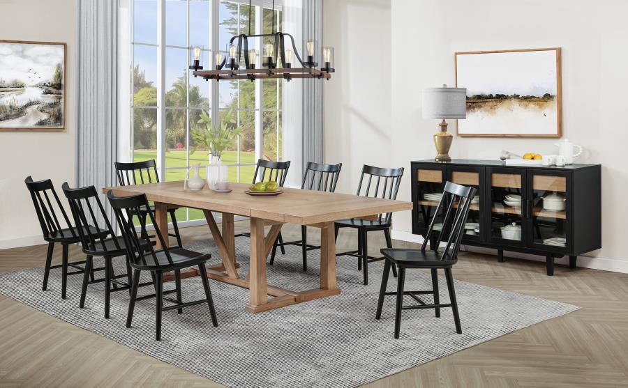 Middleton - 106" Extension Leaf Dining Set Coaster Fine Furniture