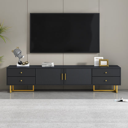 Modern TV Stand With Storage For Living Room Hearth and Haven