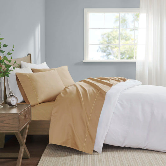 King 600 Thread Count Sheet Set - Gold Madison Park
