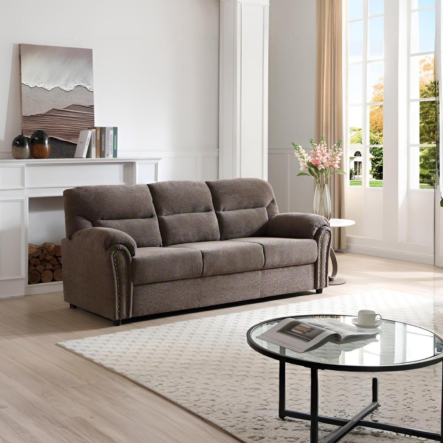 Hamilton - Sofa With Nailhead Trim Glory Furniture
