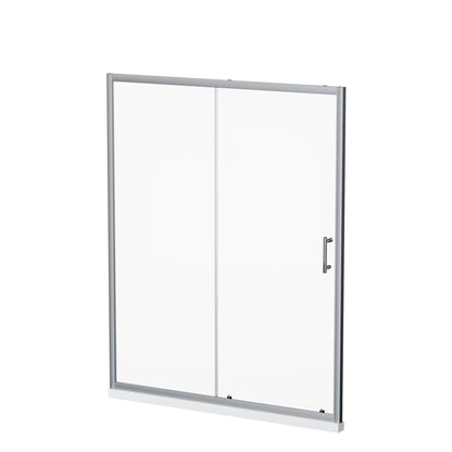 Sliding Shower Door With And Handle - Chrome Daily Nest