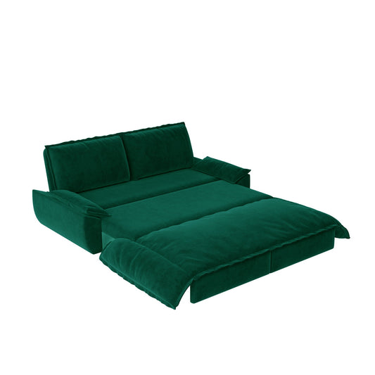 Queen Pull Out 3 In 1 Convertible Sleeper Sofa, Multi-Functional Home Essentials