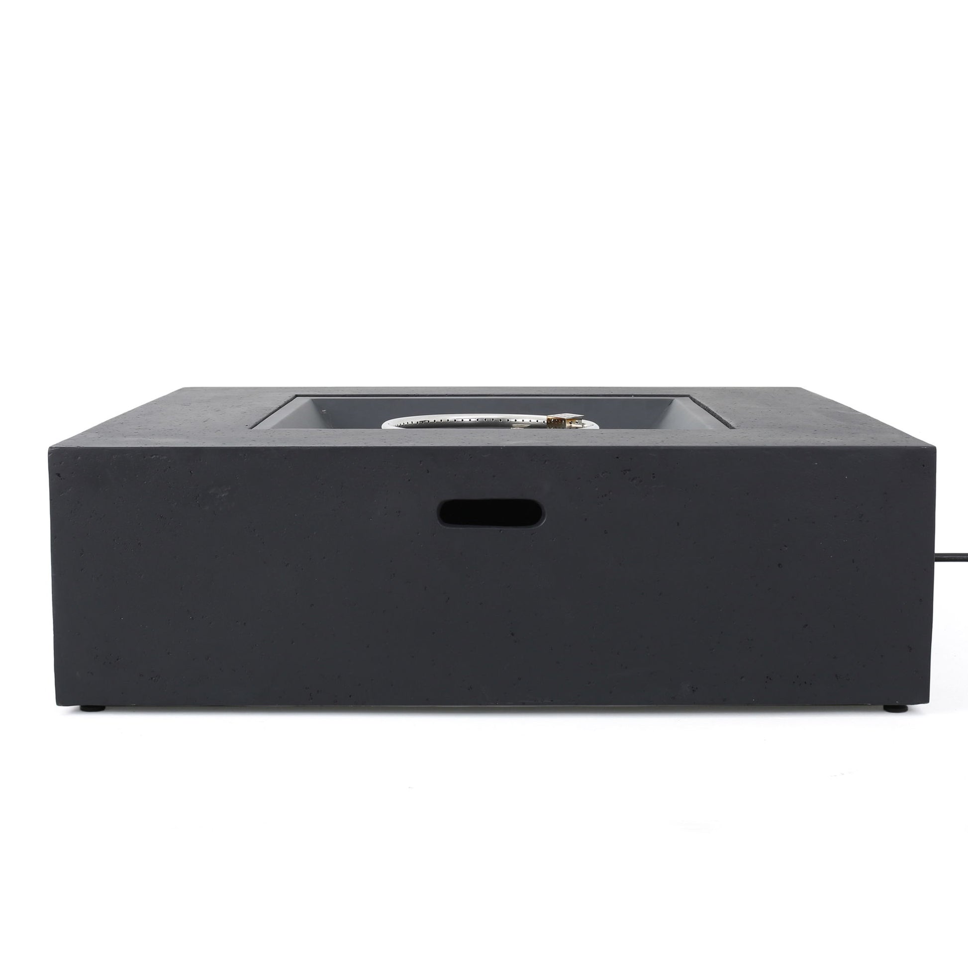 Modern 50,000 Btu Square Fire Table With Propane Tank Noble House