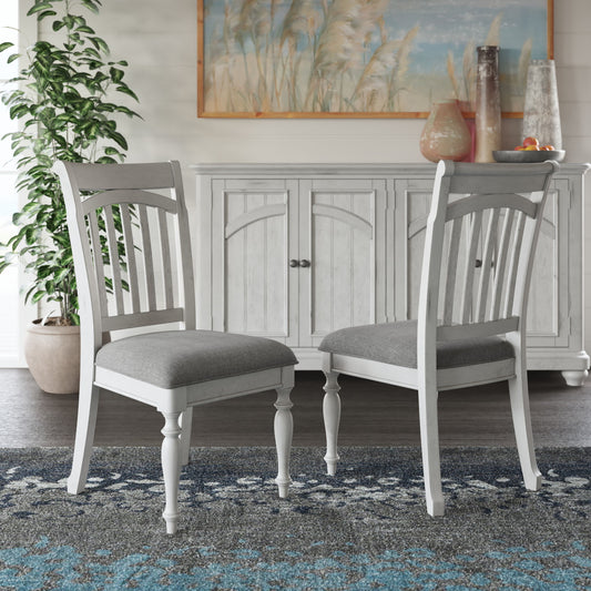Mariano - Slat Back Dining Chairs (Set of 2) - Gray Emerald Home