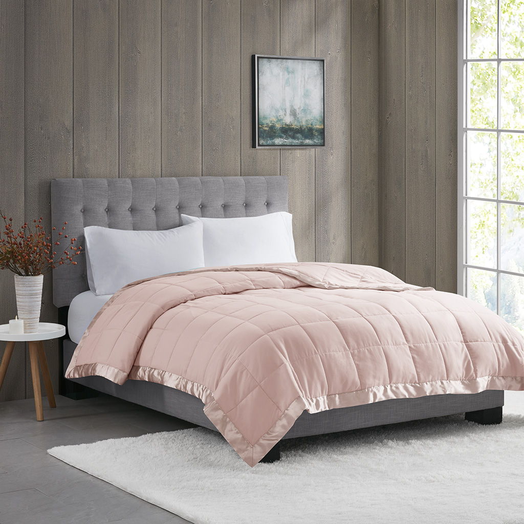 Windom - King All Season Hypoallergenic Blanket With 3M Scotchgard - Blush