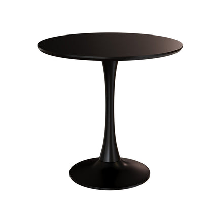 Mid-Century Round Dining Table With Pedestal Base For 2 - 4 People Home Essentials